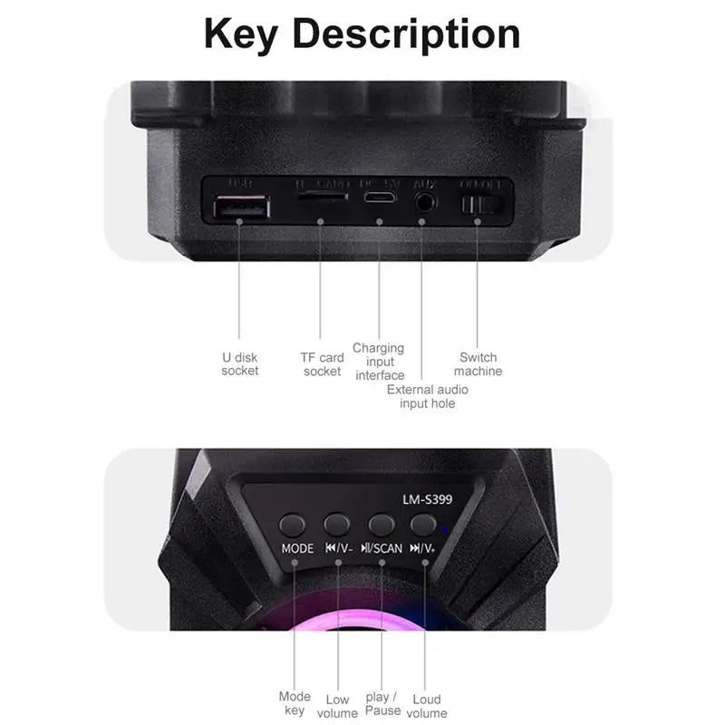 Caixa de Som Bluetooth Speake